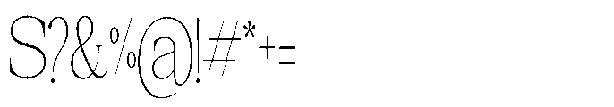 Brendast Grande Regular Font OTHER CHARS