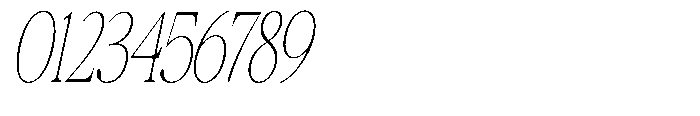Brendast Grande Slant Font OTHER CHARS