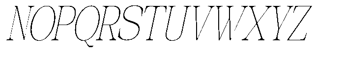 Brendast Grande Slant Font UPPERCASE