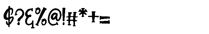 Brenden Bouncy Font OTHER CHARS