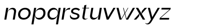 Brendiva Italic Font LOWERCASE
