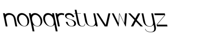 Brenly Oblique Reversed Font LOWERCASE