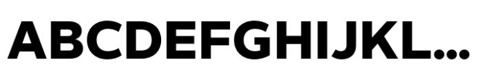 Breno ExtraBold Font UPPERCASE