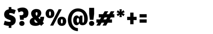 Breno Narrow Black Font OTHER CHARS