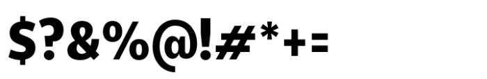 Breno Narrow ExtraBold Font OTHER CHARS