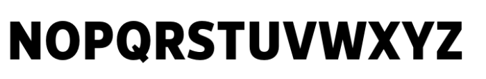 Breno Narrow ExtraBold Font UPPERCASE