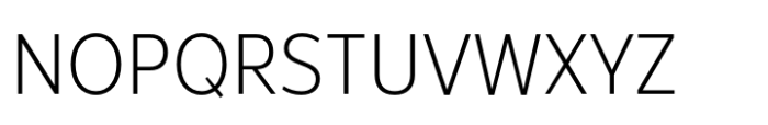 Breno Narrow Light Font UPPERCASE