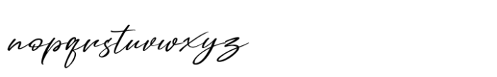 Bresley Font LOWERCASE
