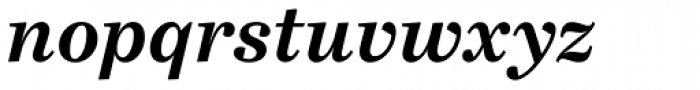 Bressay Bold Italic Font LOWERCASE