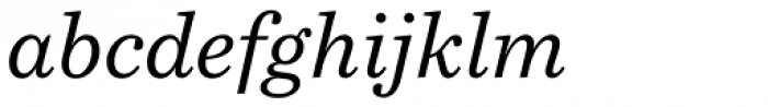 Bressay Italic Font LOWERCASE