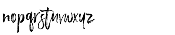 Brestonk Regular Font LOWERCASE