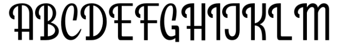 Bretanis Font UPPERCASE