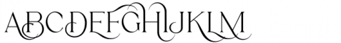Brethen Stylish Font LOWERCASE
