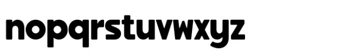 Bretico Round Font LOWERCASE