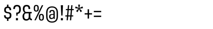 Breuer Condensed Regular Font OTHER CHARS