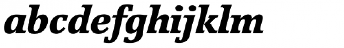 Breughel Black Italic Font LOWERCASE