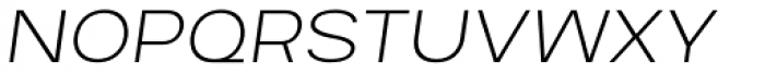 Breul Grotesk A Thin Italic Font UPPERCASE