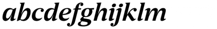 Breve News Semi Bold Italic Font LOWERCASE