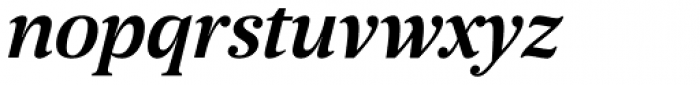 Breve News Semi Bold Italic Font LOWERCASE
