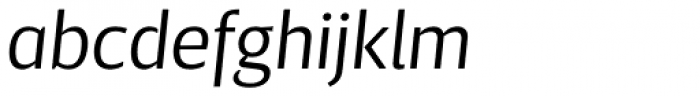 Breve Sans Title Light Italic Font LOWERCASE