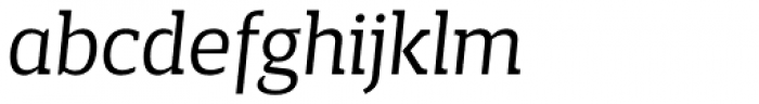 Breve Slab Title Light Italic Font LOWERCASE