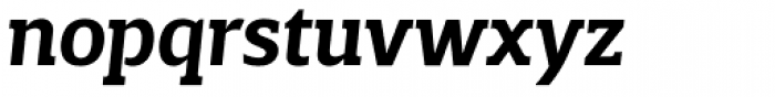 Breve Slab Title Semi Bold Italic Font LOWERCASE