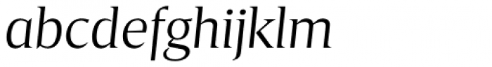 Breve Title Light Italic Font LOWERCASE