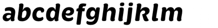 Brevia-Bold Italic Font LOWERCASE