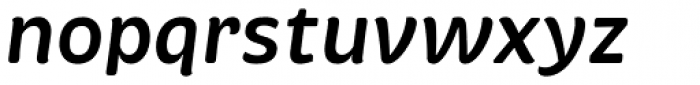 Brevia SemiBold Italic Font LOWERCASE