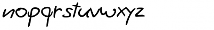 Brian Handwriting Font LOWERCASE