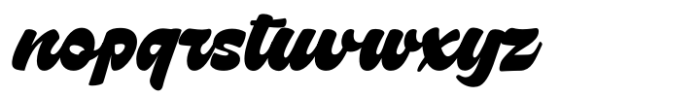 Briancy Font LOWERCASE