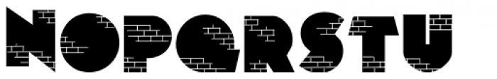 Brick City Bold Font UPPERCASE