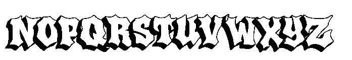 Brick Howl -Shadow Brick Howl-Shadow Font LOWERCASE