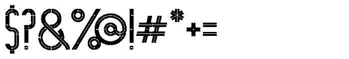 Brick Font OTHER CHARS