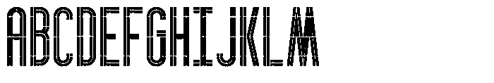 Brick Font UPPERCASE