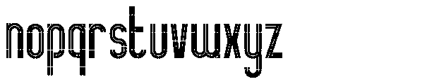 Brick Font LOWERCASE