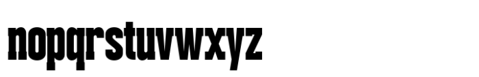 Brickford Extrabold Font LOWERCASE