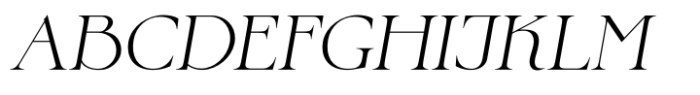 Bride Serif Italic Alternate Font UPPERCASE