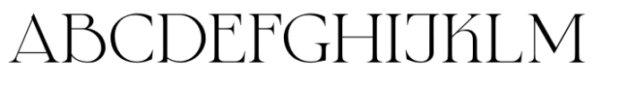 Bride Serif Regular Font UPPERCASE