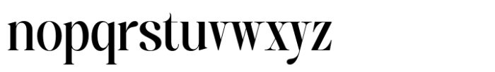 Bridens Regular Font LOWERCASE