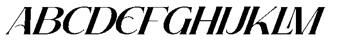 Brideside Bold Oblique Font UPPERCASE
