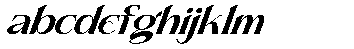 Brideside Bold Oblique FONT