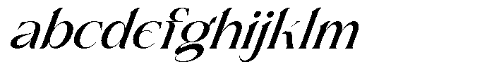 Brideside Oblique FONT