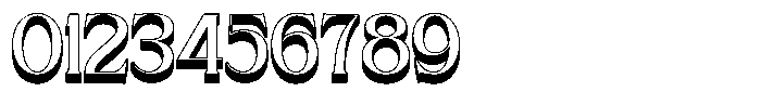 Brideside Regular 3 D Font OTHER CHARS