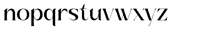 Brideside Regular Font LOWERCASE