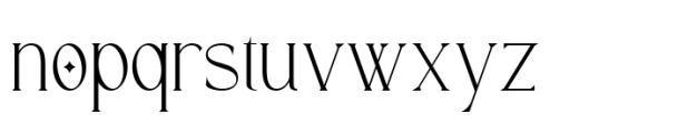 Brideway Font LOWERCASE