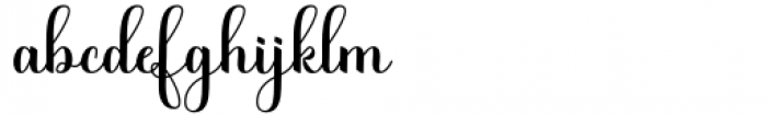 Bridgate Script  Regular Font LOWERCASE