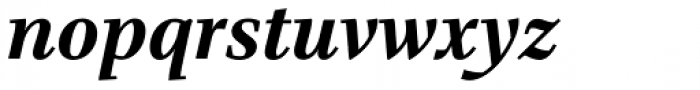 Bridge Text Bold Italic Font LOWERCASE