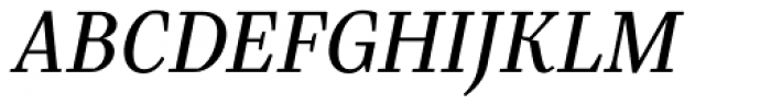 Bridge Text Regular Italic Font UPPERCASE