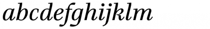 Bridge Text Regular Italic Font LOWERCASE
